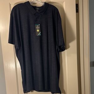 Classic Dark Charcoal Grey / Black XXXL Member’s Mark Polo Shirt for Men